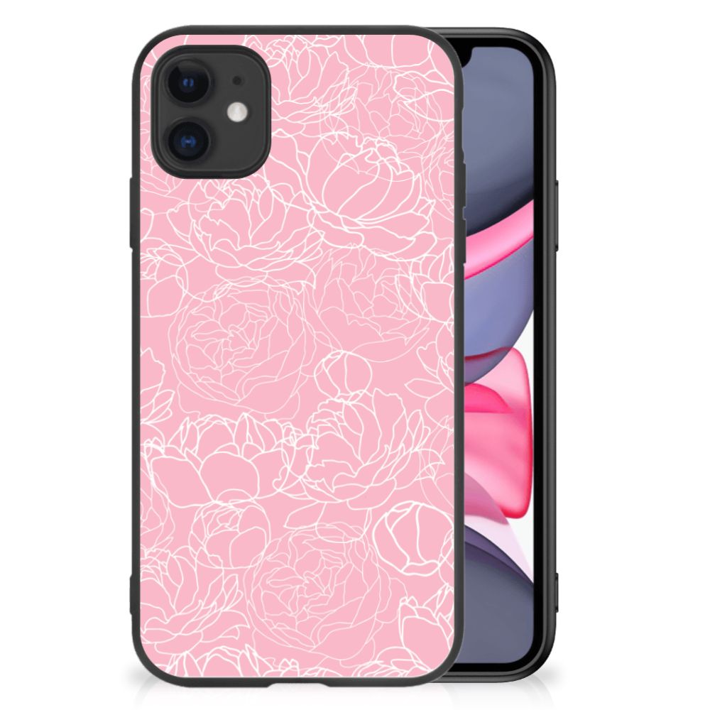 iPhone 11 Bloemen Hoesje White Flowers B2C Telecom