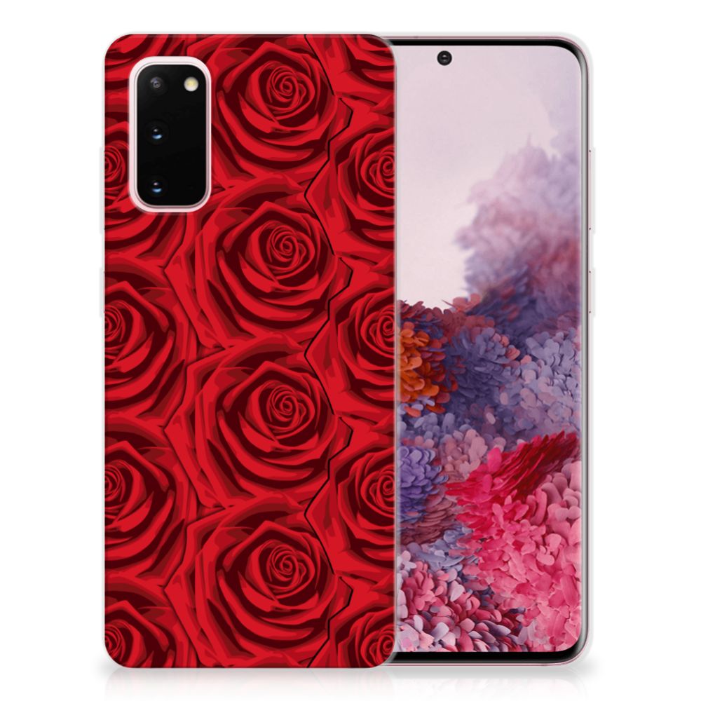 Samsung Galaxy S20 TPU Case Red Roses B2C Telecom