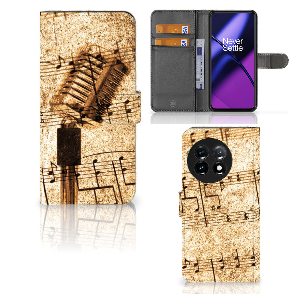 OnePlus 11 Telefoonhoesje met foto Bladmuziek