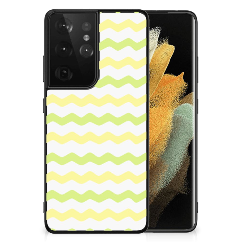 Samsung Galaxy S21 Ultra Back Case Waves Yellow B2C Telecom