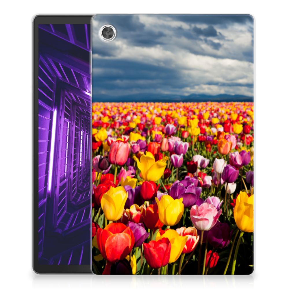 Lenovo Tab M10 Plus Siliconen Hoesje Tulpen