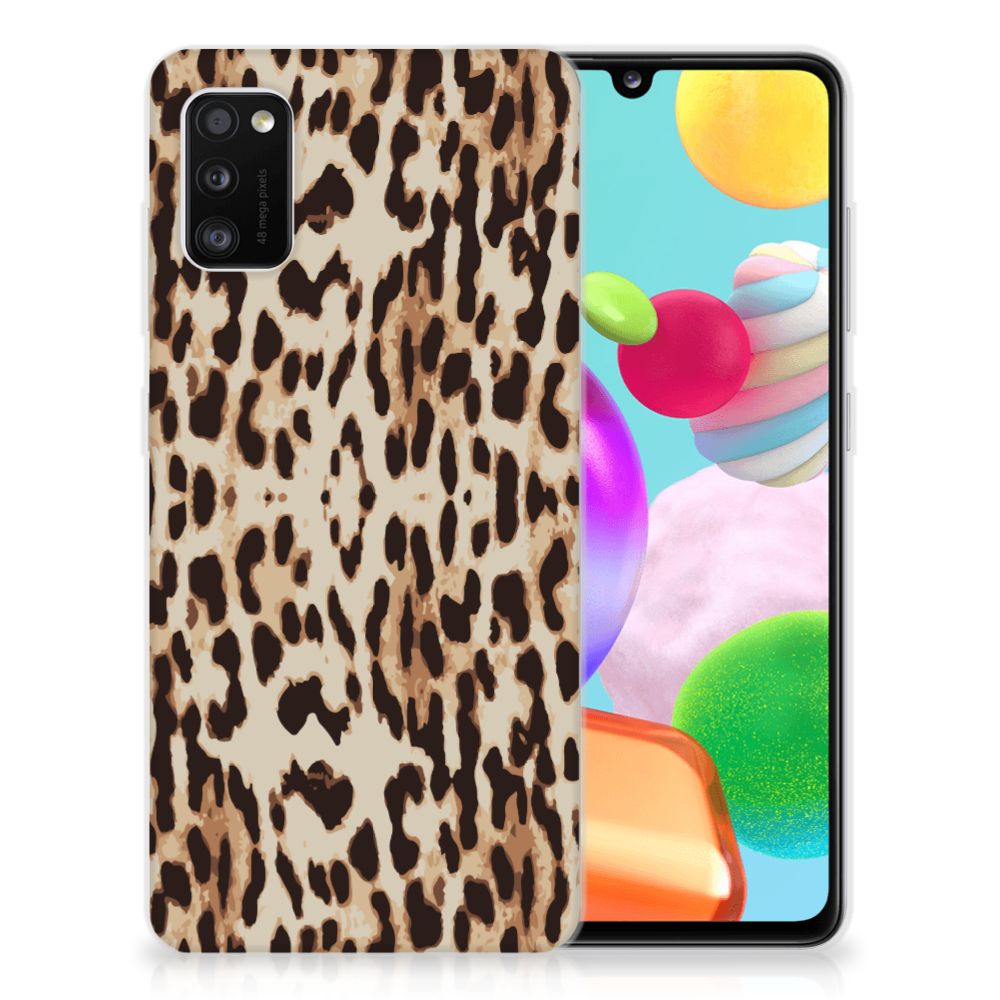Samsung Galaxy A41 TPU Hoesje Leopard B2C Telecom