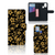 Samsung Galaxy M31 Hoesje Gouden Bloemen