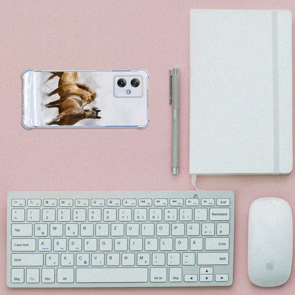 Motorola Moto G54 Case Anti-shock Paarden