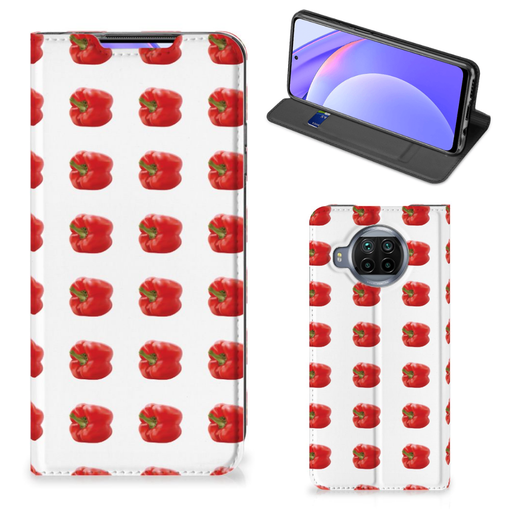 Xiaomi Mi 10T Lite Flip Style Cover Paprika Red - B2C Telecom