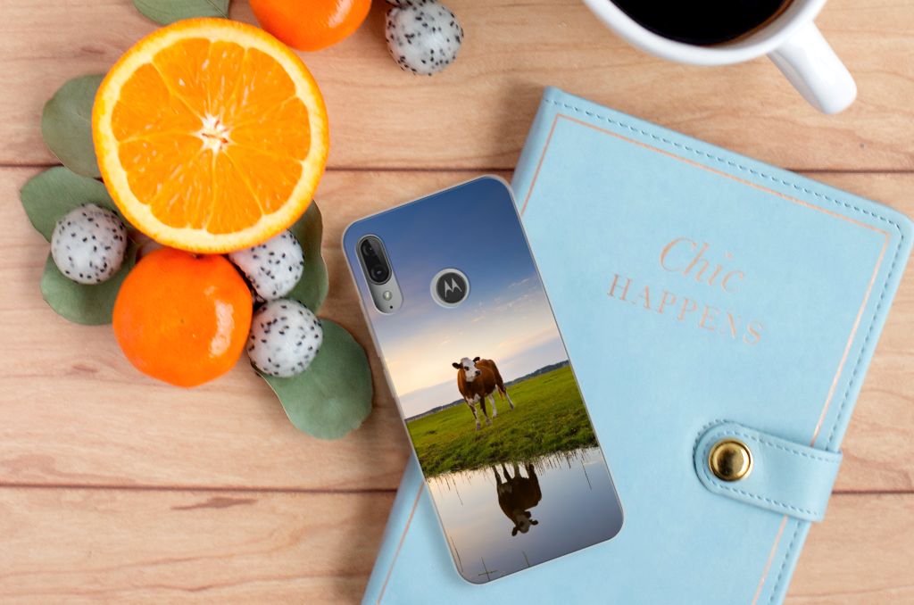 Motorola Moto E6 Plus TPU Hoesje Koe