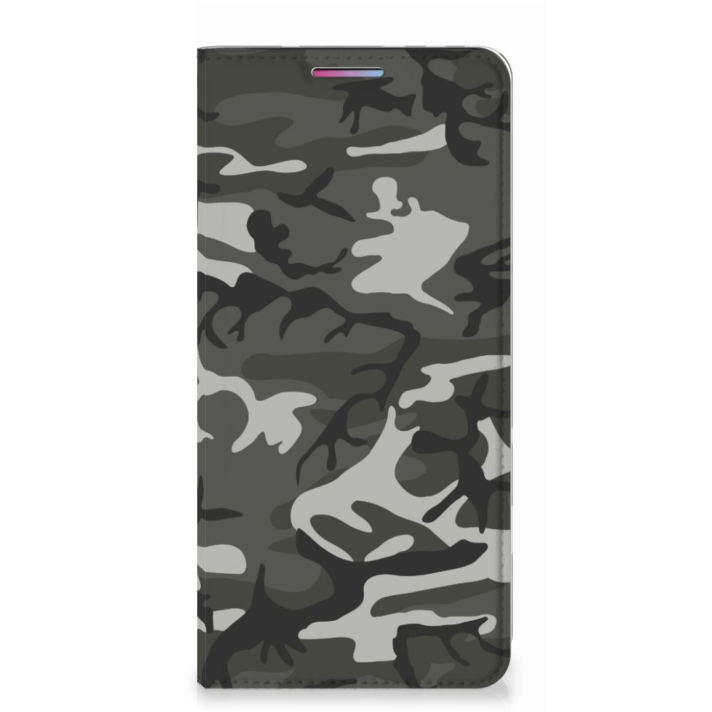 Motorola Moto G60s Hoesje met Magneet Army Light - B2C Telecom