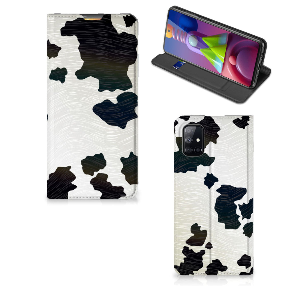 Samsung Galaxy M51 Hoesje maken Koeienvlekken