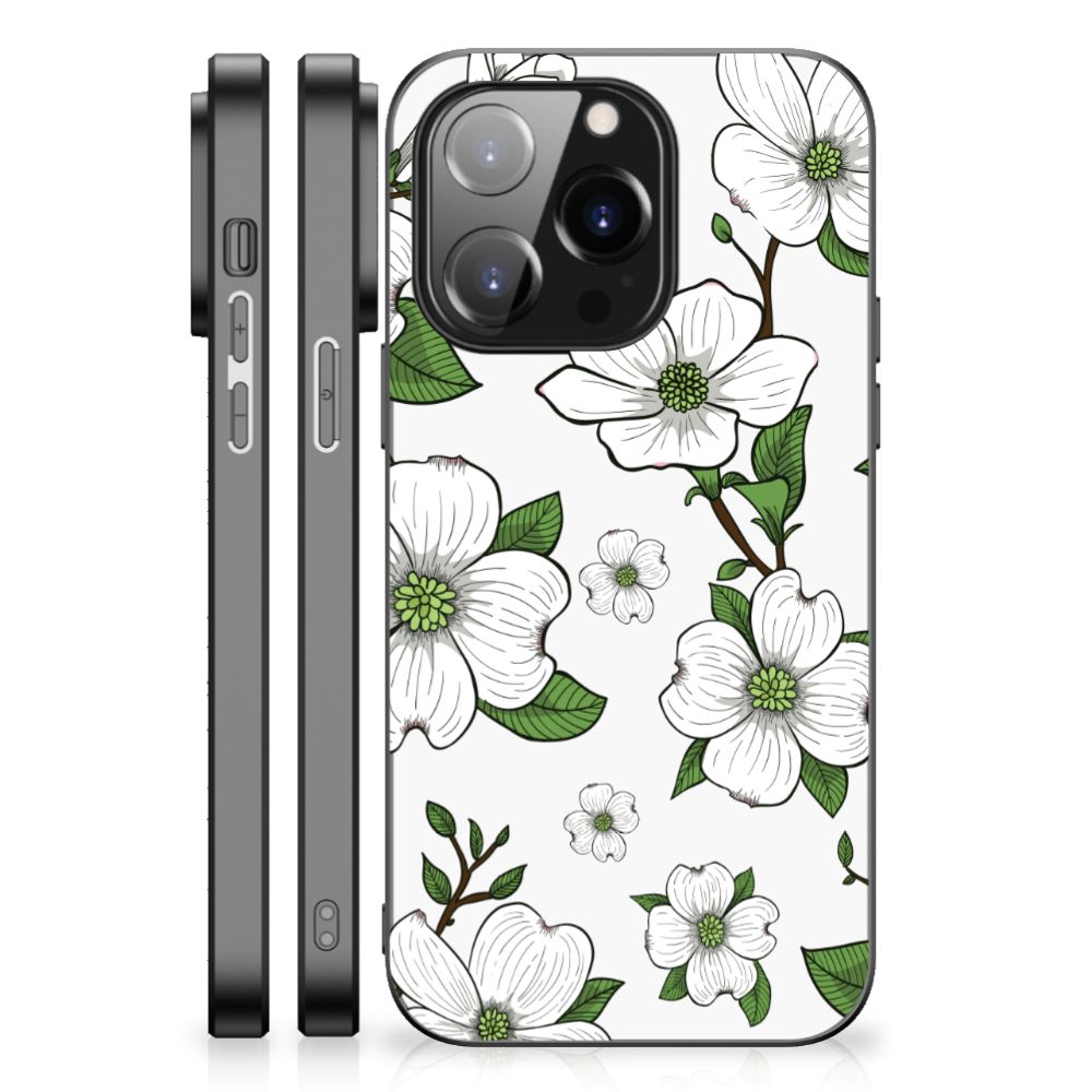 iPhone 14 Pro Bloemen Hoesje Dogwood Flowers