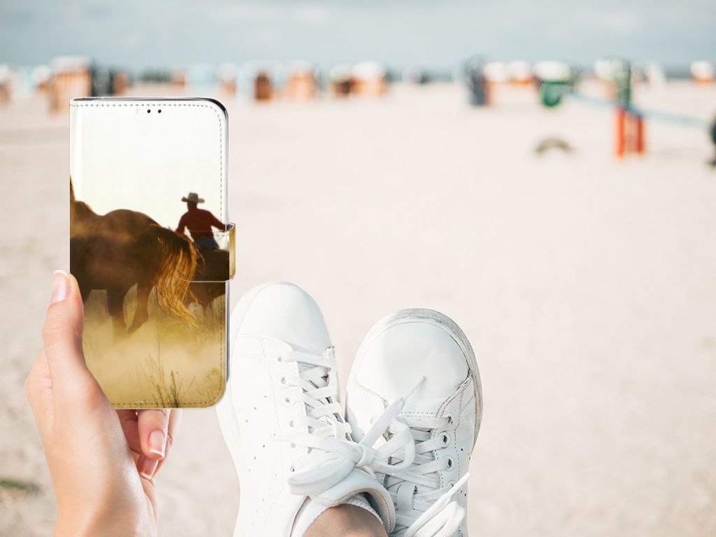 Motorola Moto G7 | G7 Plus Telefoonhoesje met Pasjes Design Cowboy