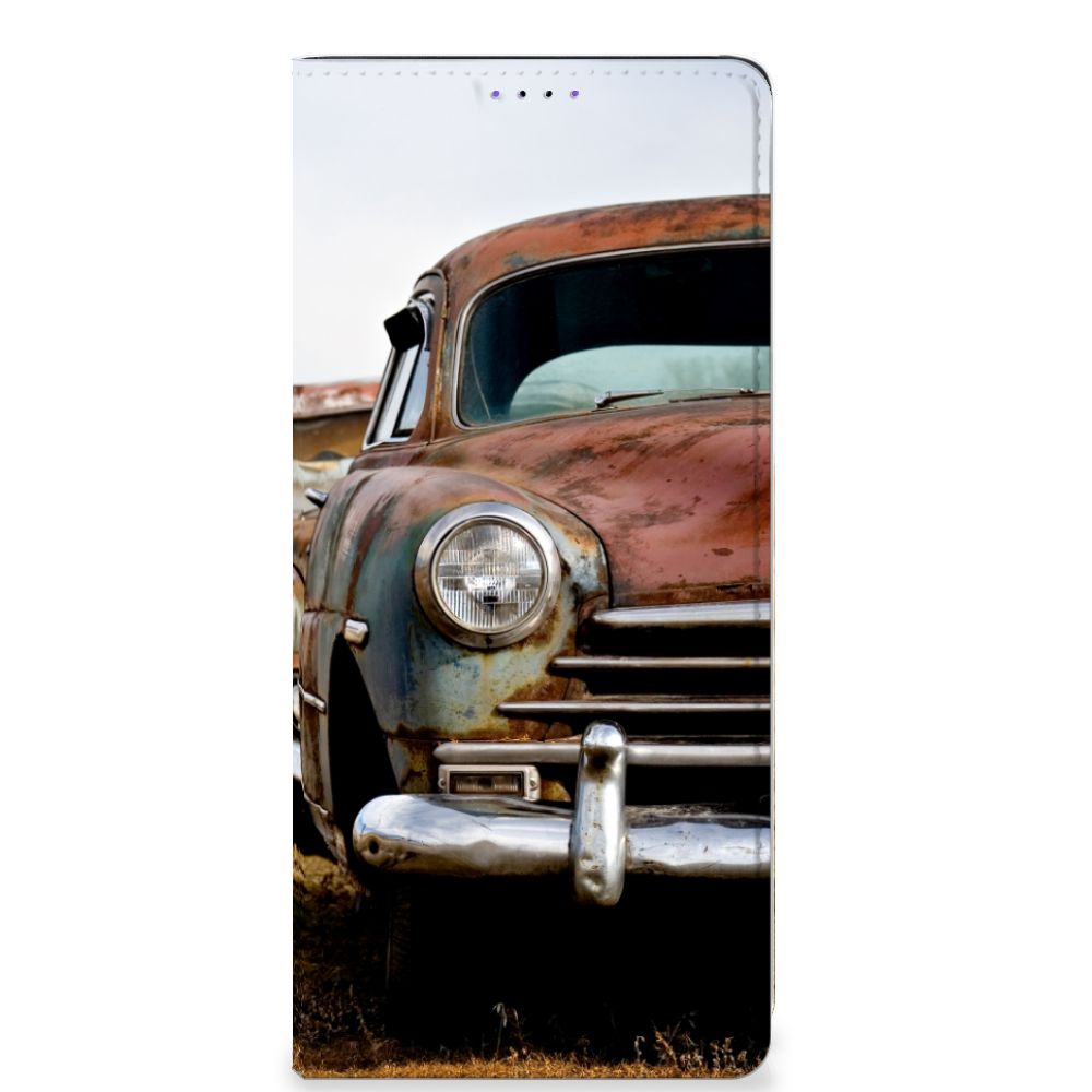 Samsung Galaxy A22 5G Stand Case Vintage Auto