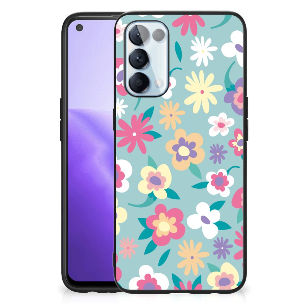 OPPO Reno5 5G | Find X3 Lite Bloemen Hoesje Flower Power B2C Telecom