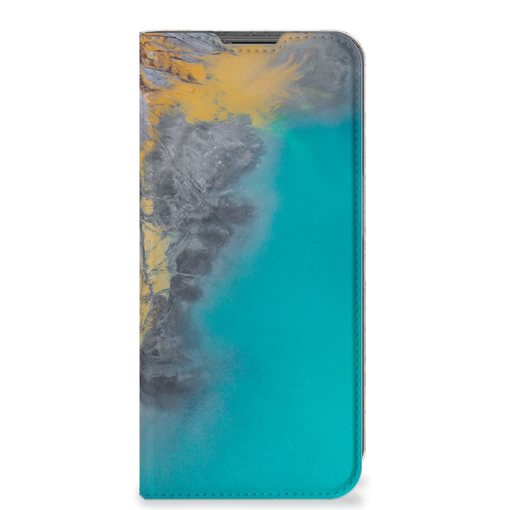 Nokia G11 | G21 Standcase Marble Blue Gold - B2C Telecom