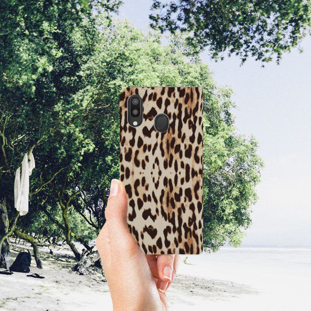 Samsung Galaxy M20 Hoesje maken Leopard