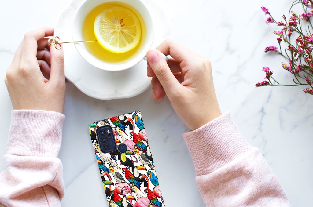 Motorola Moto G60s Hoesje maken Birds - B2C Telecom