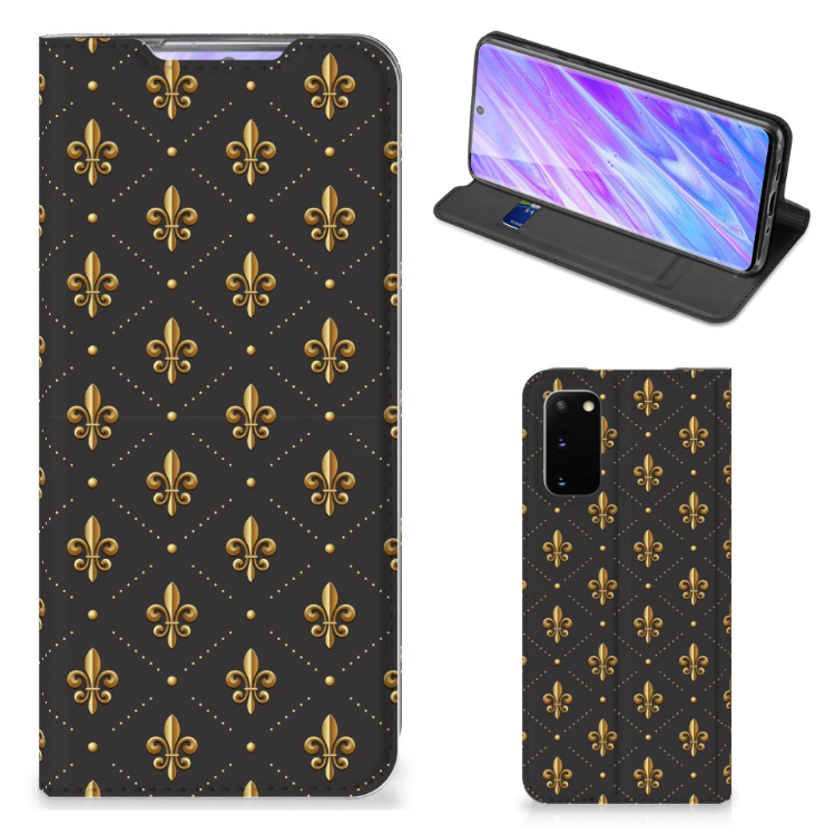 Samsung Galaxy S20 Hoesje met Magneet Franse Lelie - B2C Telecom