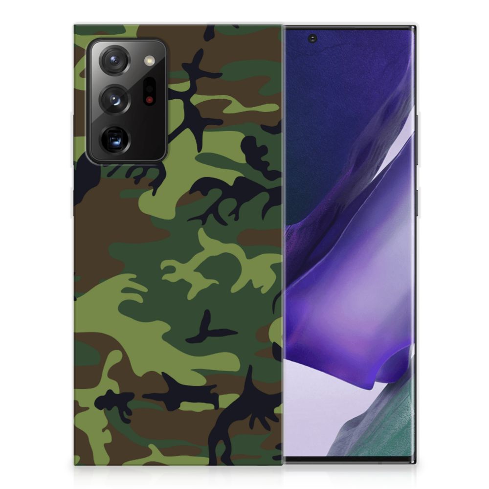Samsung Galaxy Note20 Ultra TPU bumper Army Dark