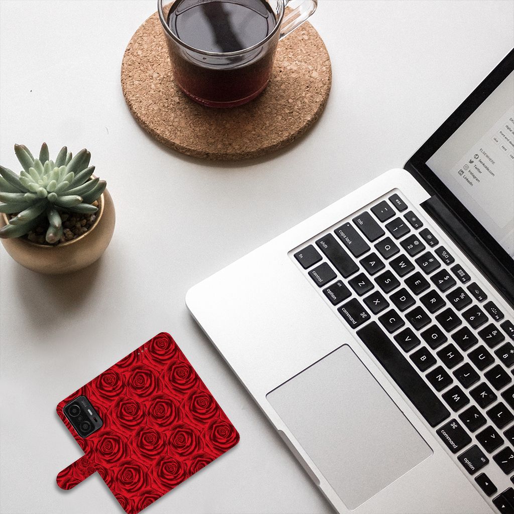 Xiaomi 11T | 11T Pro Hoesje Red Roses