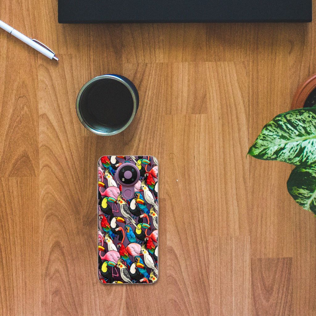 Nokia 3.4 TPU Hoesje Birds B2C Telecom