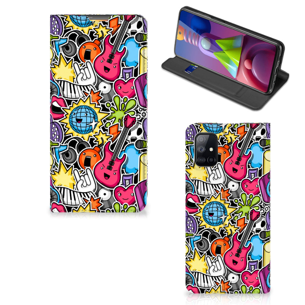 Samsung Galaxy M51 Hippe Standcase Punk Rock
