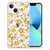 iPhone 13 Case Gouden Bloemen B2C Telecom