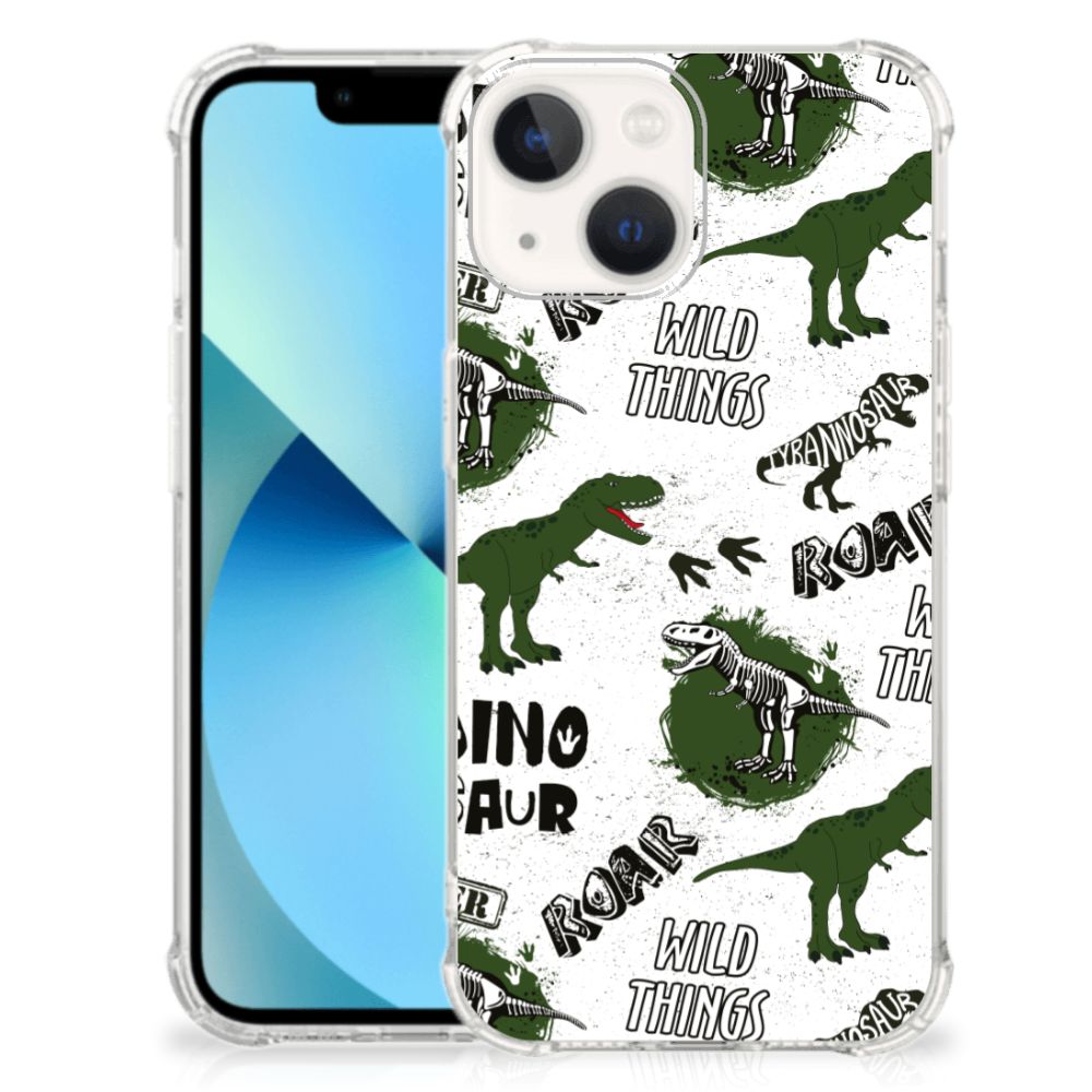 Case Anti-shock voor iPhone 13 mini Dinosaurus