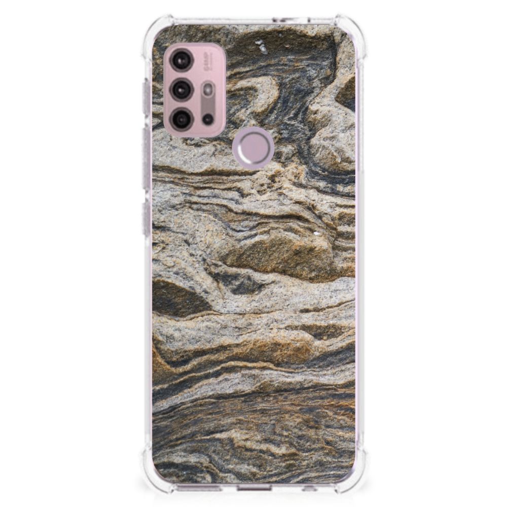 Motorola Moto G30 | G20 | G10 Anti-Shock Hoesje Steen B2C Telecom