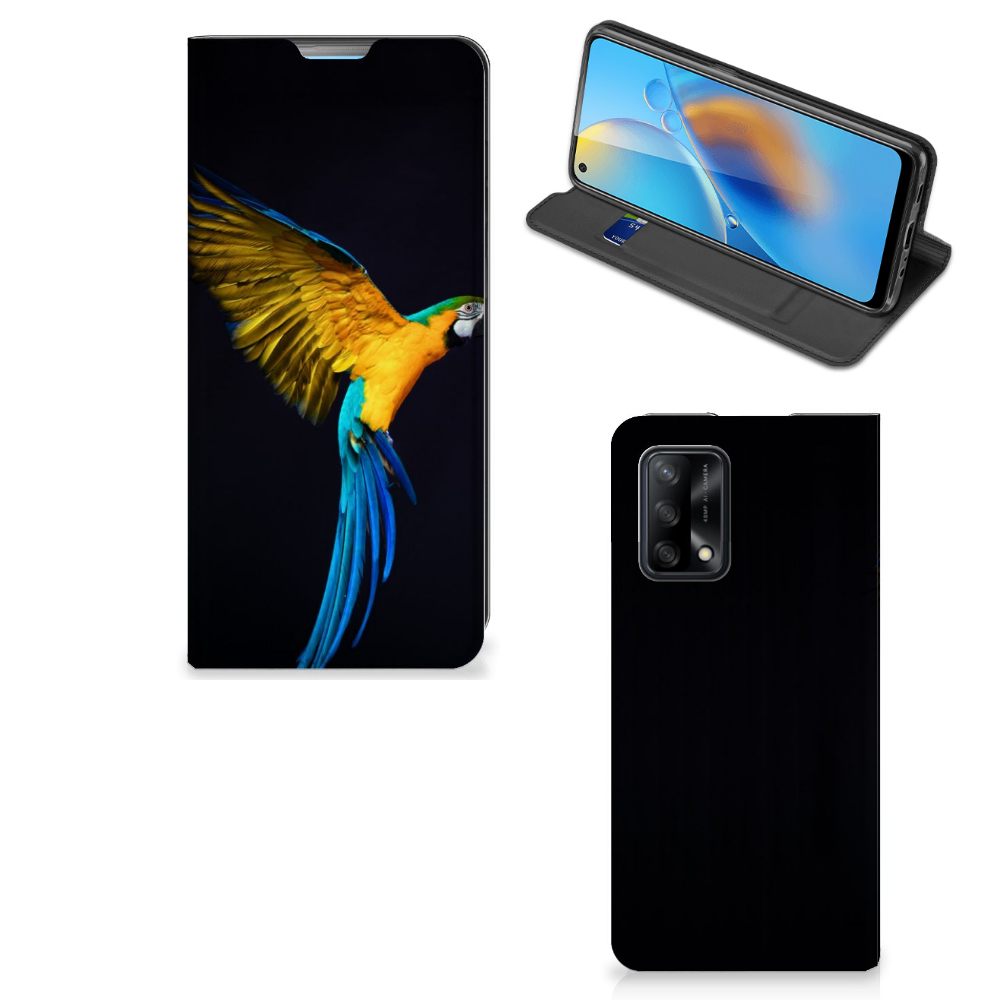 OPPO A74 4G Hoesje maken Papegaai - B2C Telecom