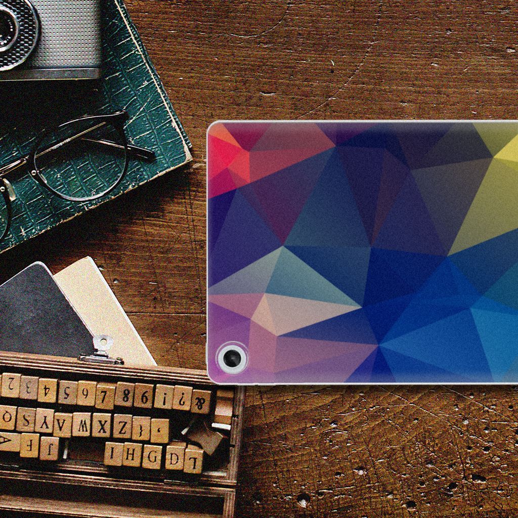 Lenovo Tab M10 Plus (3e generatie) Back Cover Polygon Dark - B2C Telecom