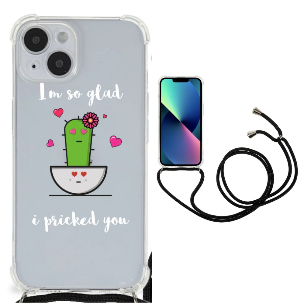 iPhone 14 Stevig Bumper Hoesje Cactus Glad