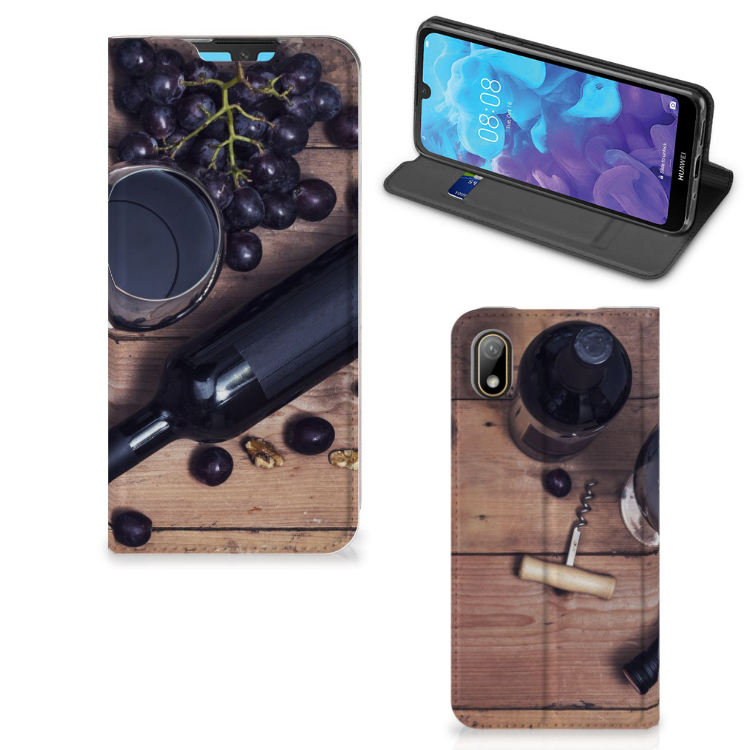 Huawei Y5 (2019) Flip Style Cover Wijn - B2C Telecom