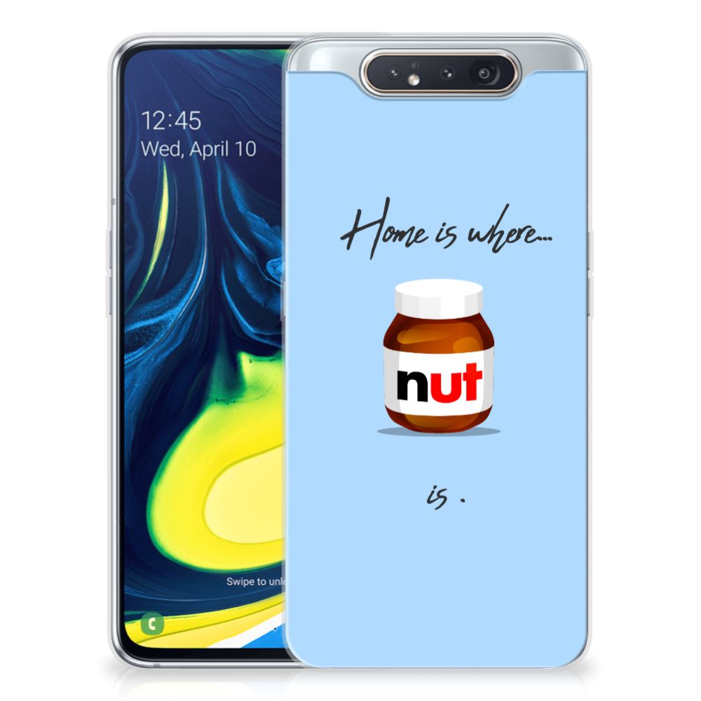 Samsung Galaxy A80 Siliconen Case Nut Home