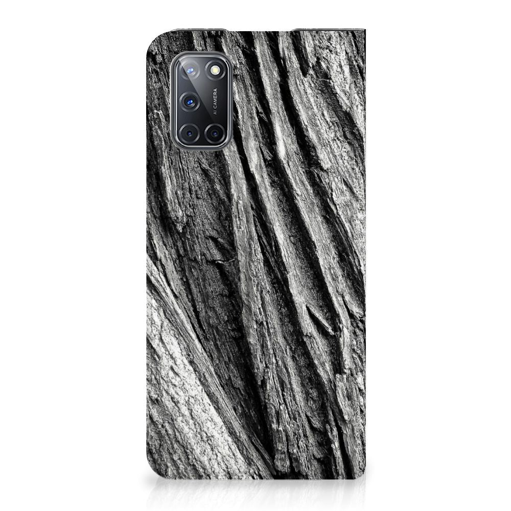 Book Wallet Case OPPO A52 | A72 Boomschors Grijs - B2C Telecom