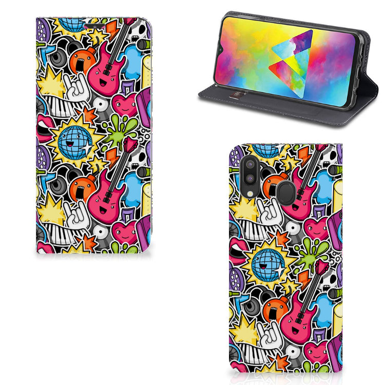 Samsung Galaxy M20 Hippe Standcase Punk Rock