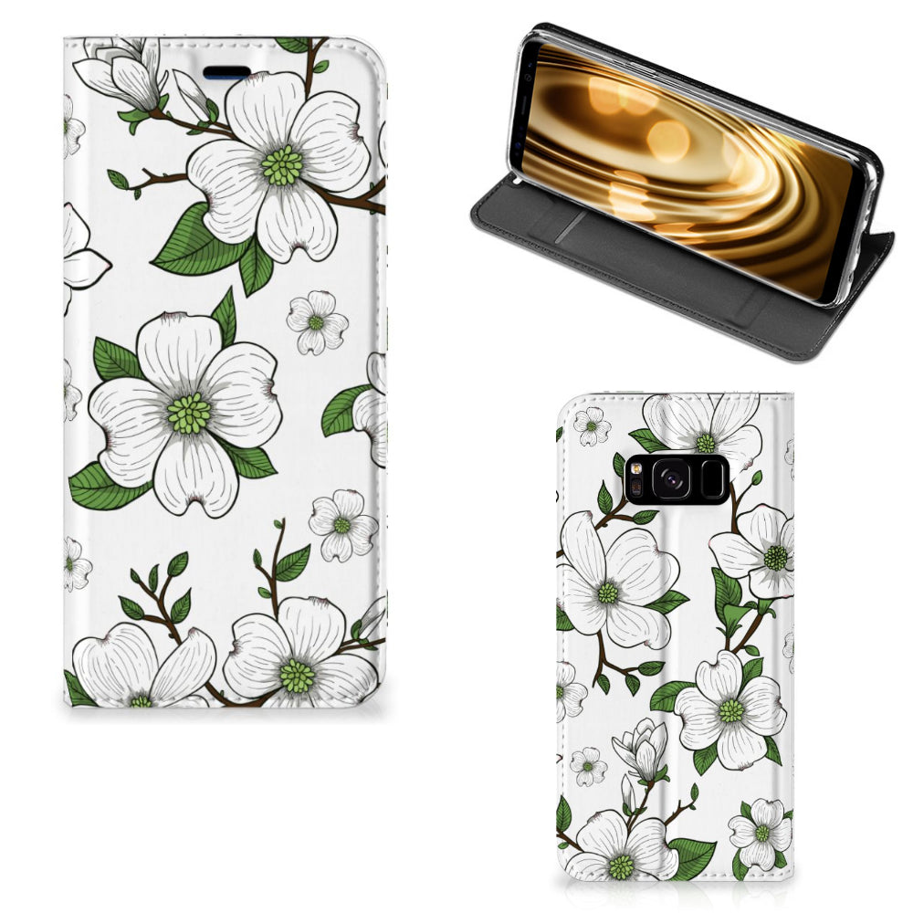 Samsung Galaxy S8 Smart Cover Dogwood Flowers