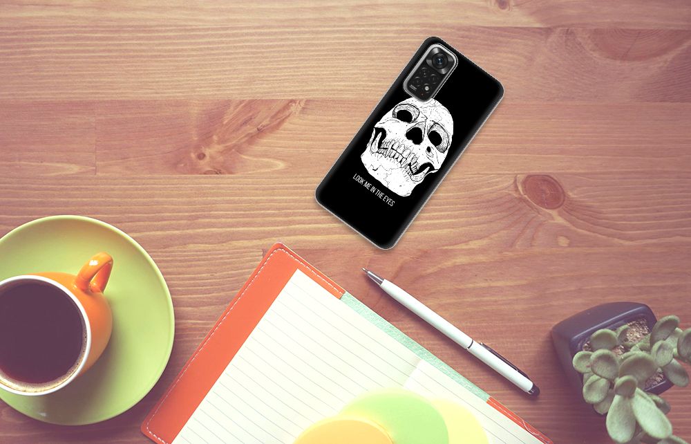 Silicone Back Case Xiaomi Redmi 10 | Redmi Note 11 4G Skull Eyes B2C Telecom