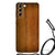 Samsung Galaxy S21 FE Stevig Telefoonhoesje Donker Hout B2C Telecom