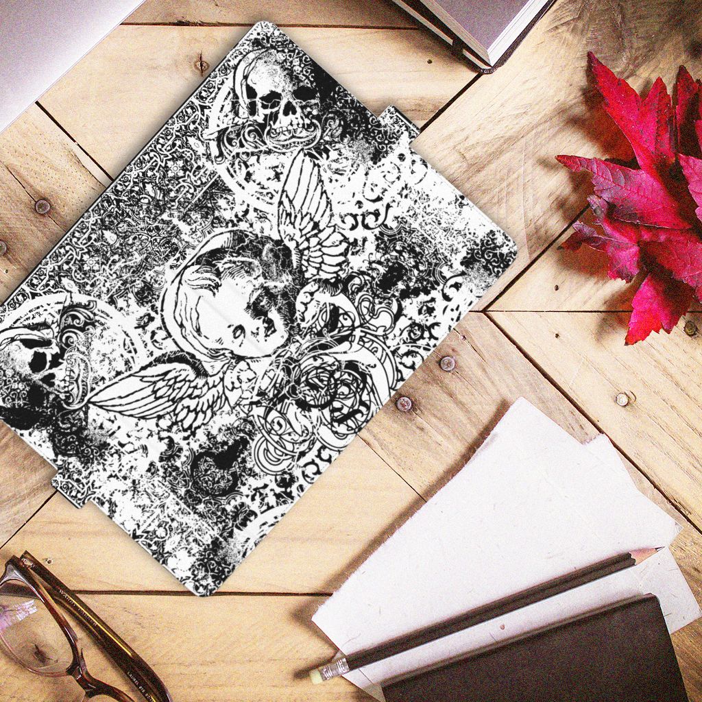 Tablettasje Lenovo Tab M10 Plus 3rd Gen 10.6 inch Skulls Angel