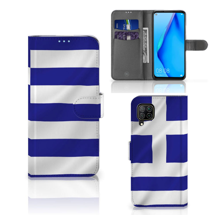 Huawei P40 Lite Bookstyle Case Griekenland