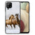 Samsung Galaxy A12 Dierenprint Telefoonhoesje Paarden B2C Telecom