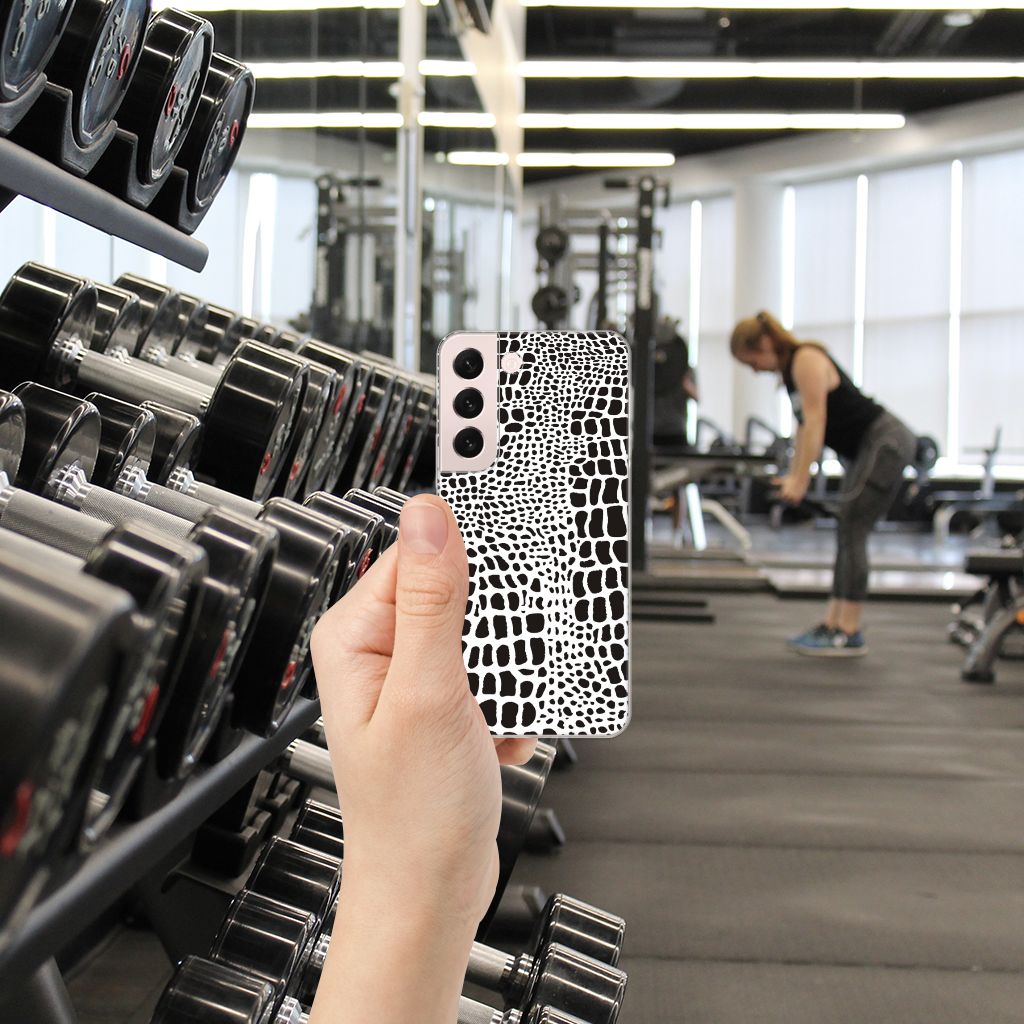 Samsung Galaxy S22 TPU Hoesje Slangenprint