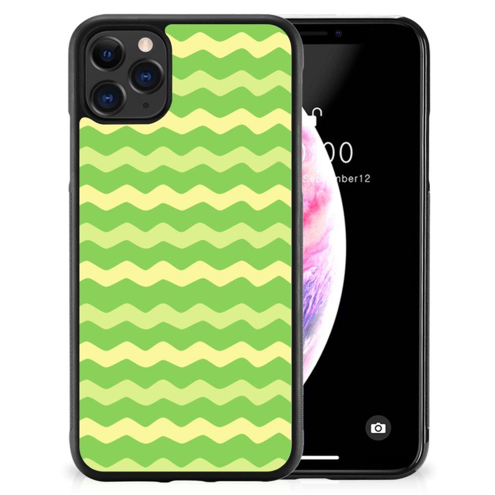 Apple iPhone 11 Pro Max Bumper Case Waves Green B2C Telecom