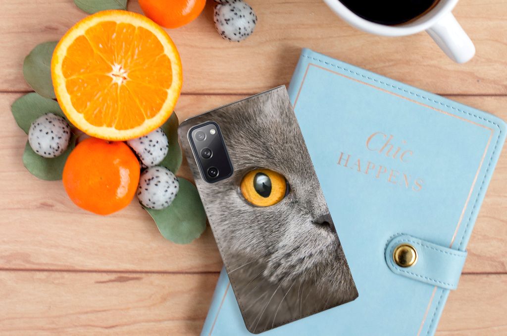 Hoesje maken Samsung Galaxy S20 FE Britse Korthaar