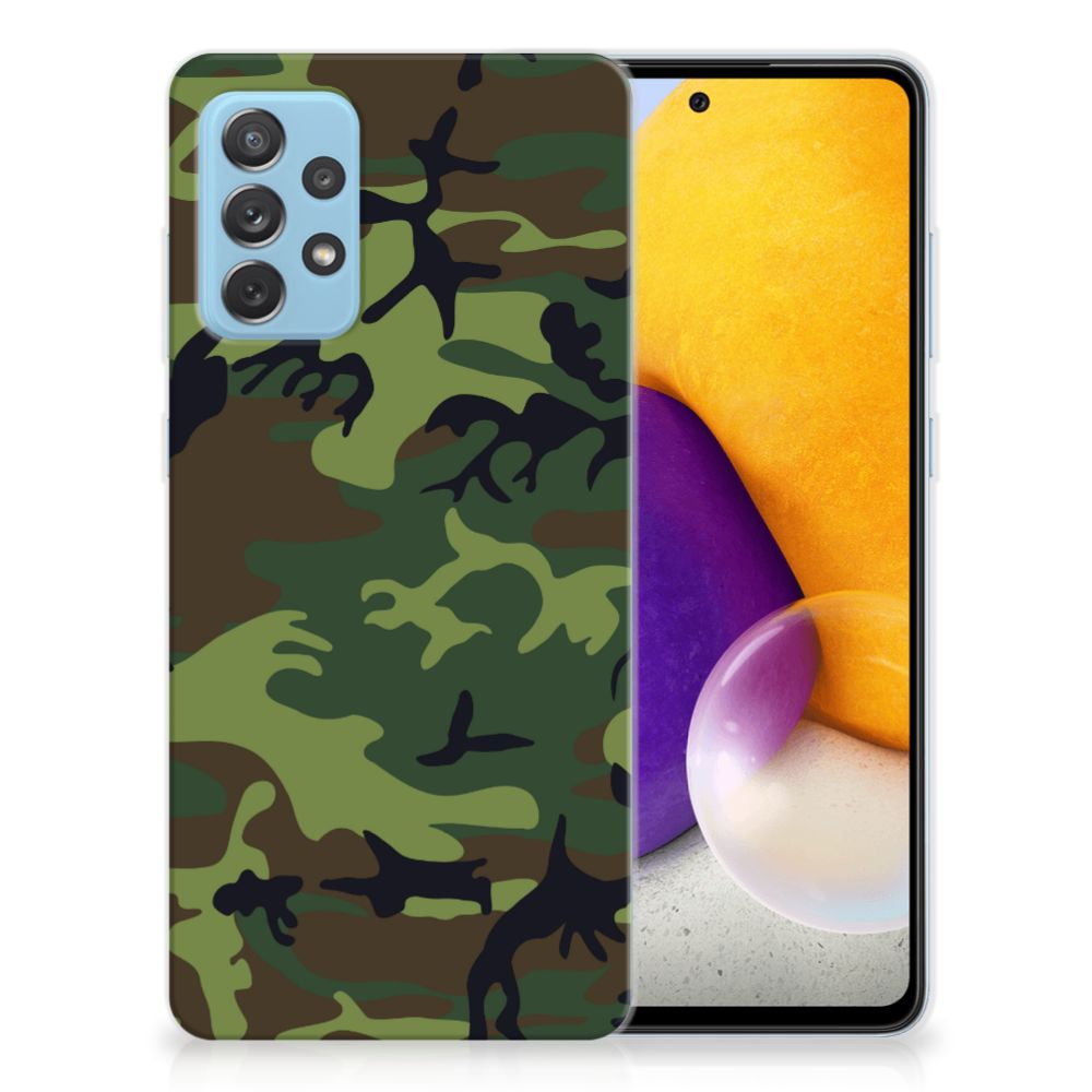 Samsung Galaxy A72 TPU bumper Army Dark
