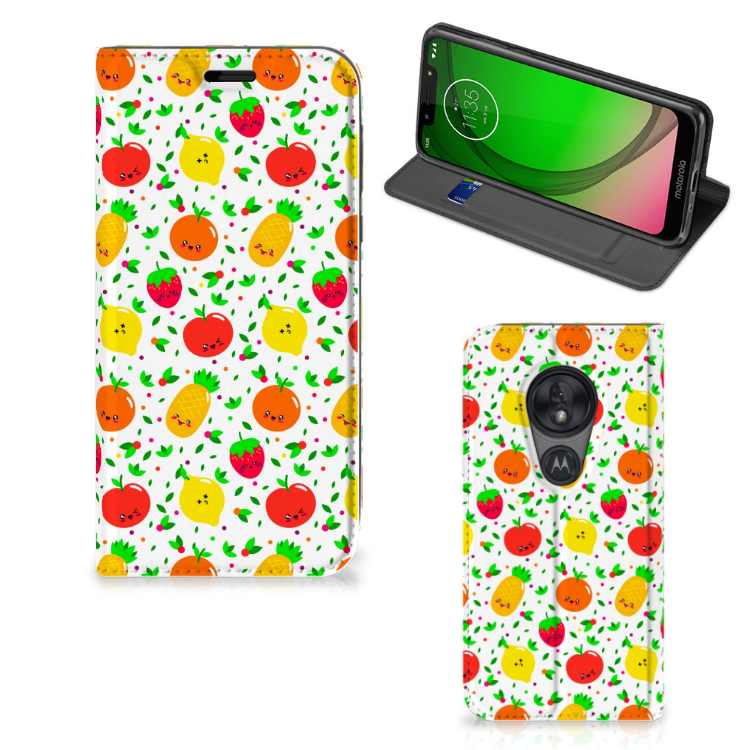 Motorola Moto G7 Play Flip Style Cover Fruits - B2C Telecom