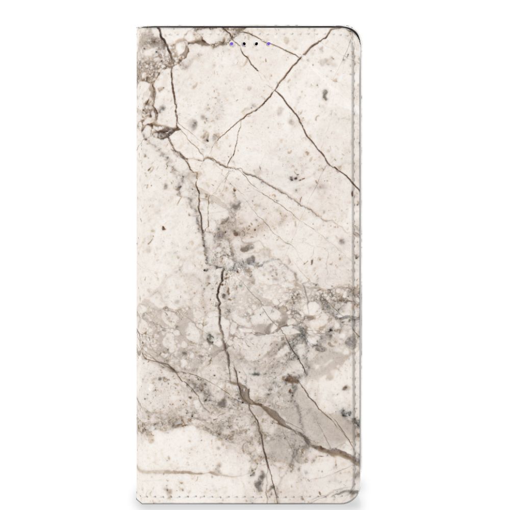 Samsung Galaxy A22 5G Standcase Marmer Beige