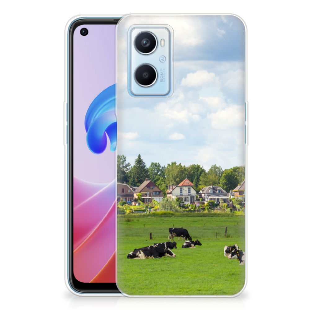 OPPO A96 | OPPO A76 TPU Hoesje Koeien B2C Telecom