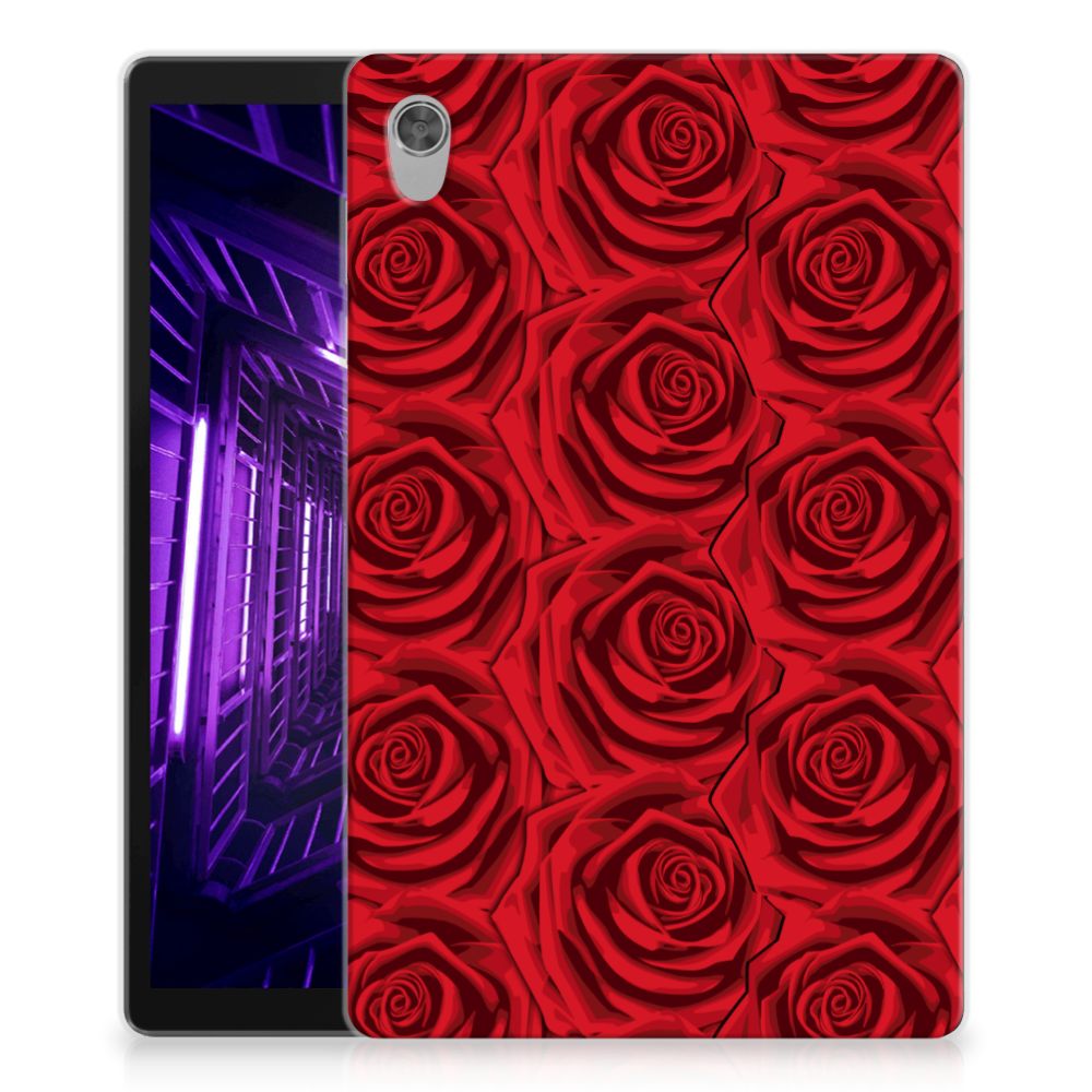 Lenovo Tab M10 HD (2de generatie) Siliconen Hoesje Red Roses