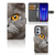 Telefoonhoesje met Pasjes OnePlus Nord CE 2 Britse Korthaar met dichtbijbeeld van kat en pasjes.