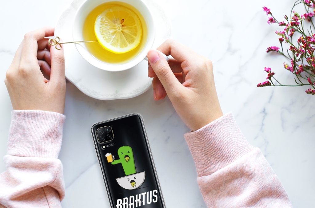 Huawei P40 Lite Telefoonhoesje met Naam Braktus B2C Telecom